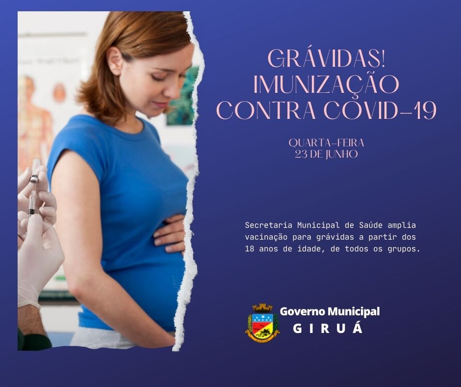 Saúde amplia vacinação para Gestantes